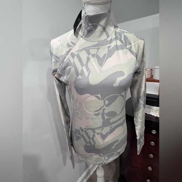 G-Star Tops - G-Star Gray and Cream Long Sleeve Top